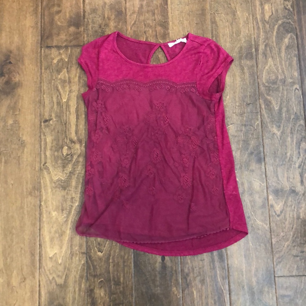 Maroon blouse